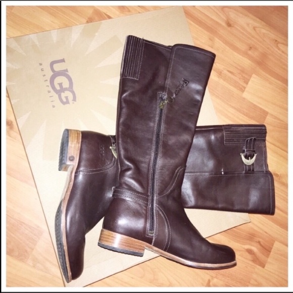 UGG Shoes - UGG Leather Knee Boots